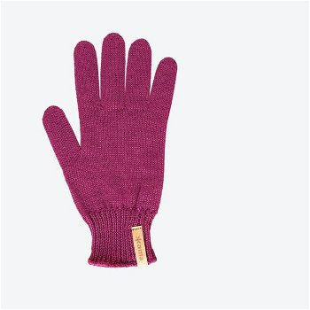 Pletené Merino rukavice Kama RB209 144 purpurové