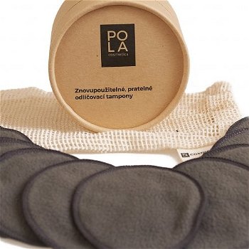 Pola Cosmetics Odličovacie tampóny s uhlíkovými vláknami 10 ks