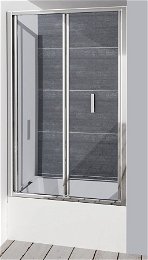 POLYSAN - DEEP sprchové dvere skladacie 1000x1650, číre sklo MD1910