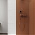 POLYSAN - ESCA CHROME jednodielna sprchová zástena na inštaláciu k stene, sklo Marron, 1000  ES1510-01