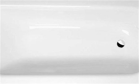 POLYSAN - LAURA obdĺžniková vaňa 160x70x39cm, biela 24611