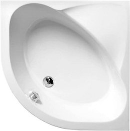 Polysan SELMA hlboká sprchová vanička, štvrťkruh 90x90x30cm, R550, biela, 28611
