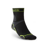 Ponožky Bridgedale TRAIL RUN LW T2 MS 3/4 CREW Black/845