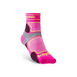 Ponožky Bridgedale TRAIL RUN UL T2 CS 3/4 CREW WQUEEN OF DARKNESS'S Pink/305