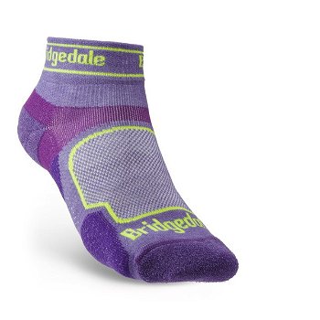 Ponožky Bridgedale TRAIL RUN UL T2 CS LOW WQUEEN OF DARKNESS'S Purple/371