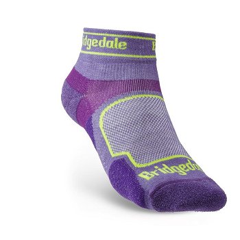 Ponožky Bridgedale TRAIL RUN UL T2 CS LOW WQUEEN OF DARKNESS'S Purple/371