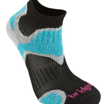 Ponožky Bridgedale Trailsport Ultra Light T2 Merino Cool Comfort Ankle Women's black/846