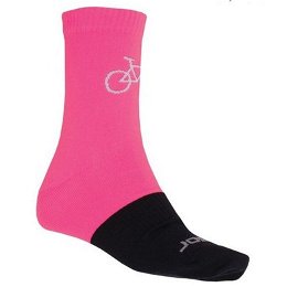 Ponožky Sensor Tour Merino ružová čierna 16100072