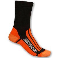 Ponožky Sensor Treking Evolution čierna oranžová 1065673