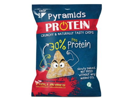 Popcrop Bezlepkové kukuričné pyramídky s 30% proteínu 23 g