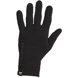 PROGRESS MERINO GLOVES Funkčné Merino rukavice, čierna, veľkosť