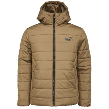 Puma ESS HOODED PADDED JACKET Pánska zimná bunda, hnedá, veľkosť