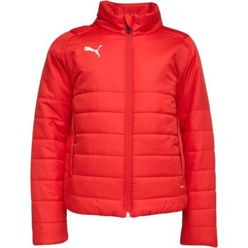 Puma LIGA CASUALS PADDED JKT JR Detská bunda, červená, veľkosť