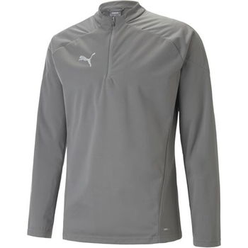 Puma TEAMCUP TRAINING JACKET Pánska futbalová bunda, sivá, veľkosť