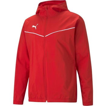 Puma TEAMRISE ALL WEATHER JACKET Pánska bunda, červená, veľkosť