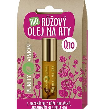 Purity Vision Bio Ružový olej na pery Q10 10 ml