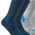 QUECHUA Detské Ponožky Sh100 Modrosivé