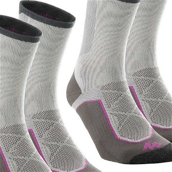 QUECHUA Vysoké Ponožky Mh 520 2 Ks