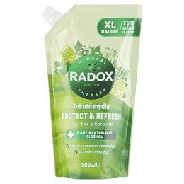 Radox Tekuté mydlo s antibakteriálnou zložkou Protect & Refresh - náhradná náplň 500 ml