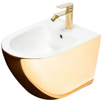 REA - Bidet Carlo Mini zlatá/biela REA-C2288