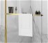 REA - Držiak na uteráky s poličkou pre sprchovú zástenu zlatá HOM-00653