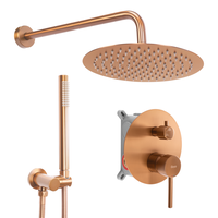 REA - Podomietková sprchová sada Lungo Copper Brush + BOX REA-P8809