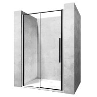 REA - Posuvné sprchové dvere Solar L/P 120 černé REA-K6312