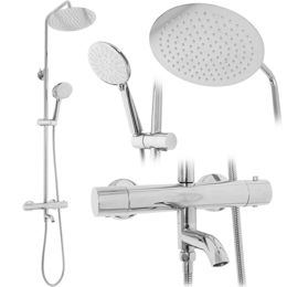 REA REA - Sprchový set s bateriou 150mm Lungo chróm REA-P6607