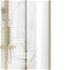 REA/S - Rohový sprchovací kút RAPID SWING Brush Gold Dvere: 100 x Sprchová zástena: 100 KPL-02525