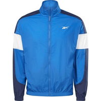 Reebok TRAIN WOVEN JACKET Pánska bunda, modrá, veľkosť