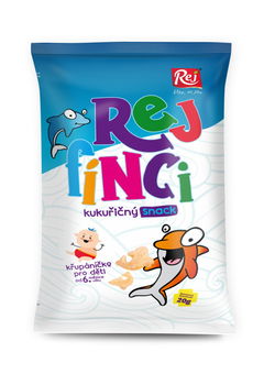 Rej Rejfinci kukuričný snack - bez soli 20 g