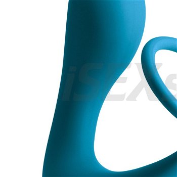 Renegade nabíjateľný vibračný stimulátor prostaty s erekčným krúžkom na penis