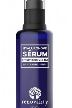 Renovality Hyalurónové sérum s vitamínom C a B3 50 ml