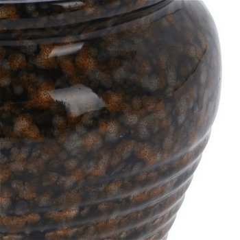 Repelentná sviečka Citronela, 12,3 x 10,5 x 12,3 cm, keramika hnedá