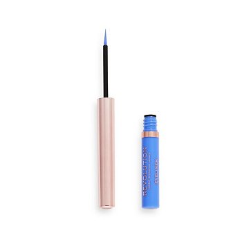 Revolution Očné linky Neon Heat Coloured Liquid Sky Blue (Eyeliner) 2,4 ml
