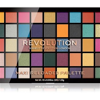 Revolution Paletka očných tieňov Maxi Reloaded Palette Dream Big 60,75 g