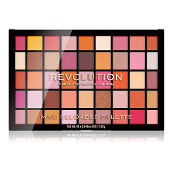 Revolution Paletka púdrových očných tieňov Maxi Reloaded Palette Big Big Love 60,75 g