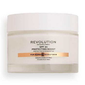 Revolution Skincare Denný krém pre normálnu až mastnú pleť Revolution Skincare ( Moisture Cream SPF 30 Normal to Oily Skin) 50 ml