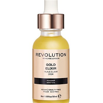 Revolution Skincare Pleťové sérum s šípkovým olejom ( Revolution Skincare Rosehip Seed Oil- Gold Elixir) 30 ml