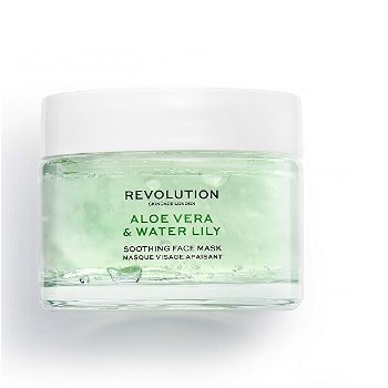 Revolution Skincare Upokojujúca pleťová maska Skincare Aloe Vera & Water Lily (Soothing Face Mask) 50 ml