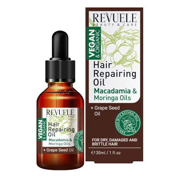 Revuele Olej s výťažkami z makadamie a moringy Beauty & Care (Hair Repairing Oil) 30 ml