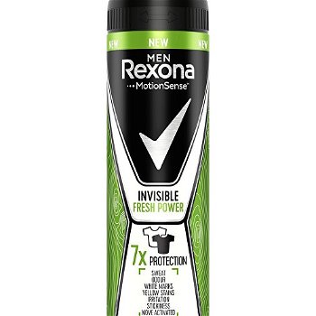 Rexona Antiperspirant v spreji pre mužov Invisible Fresh Power 150 ml