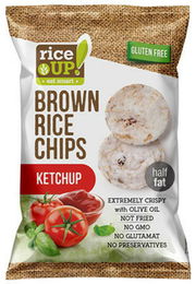 Rice Up Ryžové chipsy kečup 60 g