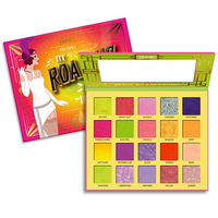 RUDE® Cosmetics Paletka 20 očných tieňov The Roaring 20`s Neons (Eyeshadow Palette) 30 g