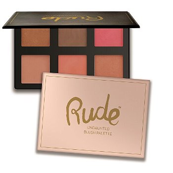 RUDE® Cosmetics Paletka tváreniek Undaunted (Blush Palette) 18 g