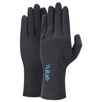 Rukavice Rab Forge 160 Glove Women's ebony / eb