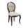 Béžové rustikálne stoličky