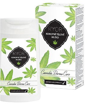 RYOR Konopné telové mlieko Cannabis Derma Care 200 ml