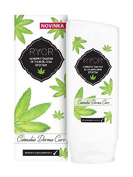 RYOR Konopný šampón s upokojujúcim efektom Cannabis Derma Care 200 ml