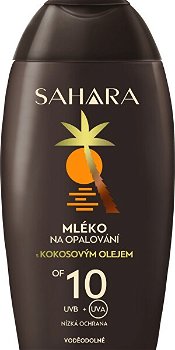 Sahara Mlieko na opaľovanie s kokosovým olejom OF 10 200 ml